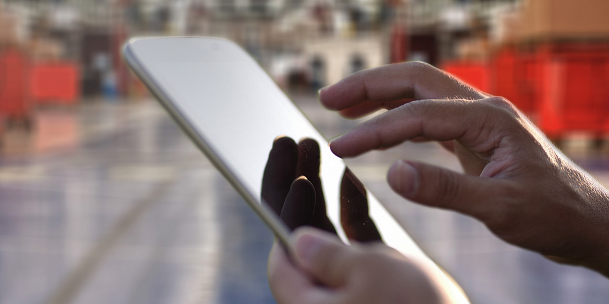 Lager und Tablet - Handel