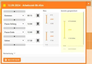 Änderungen durch Workflow